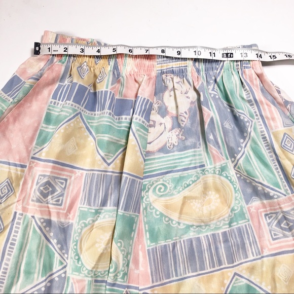 Vintage Pastel Skirt Size Petite 12 Fairy Kei - Picture 4 of 9
